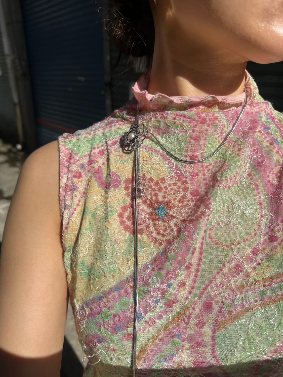 Vintage pearl bolo tie 상품이미지5