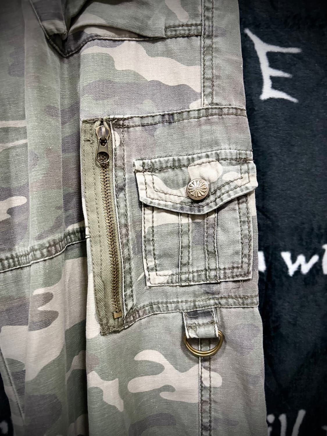 Y2k 카모 카고 팬츠 상품이미지4
