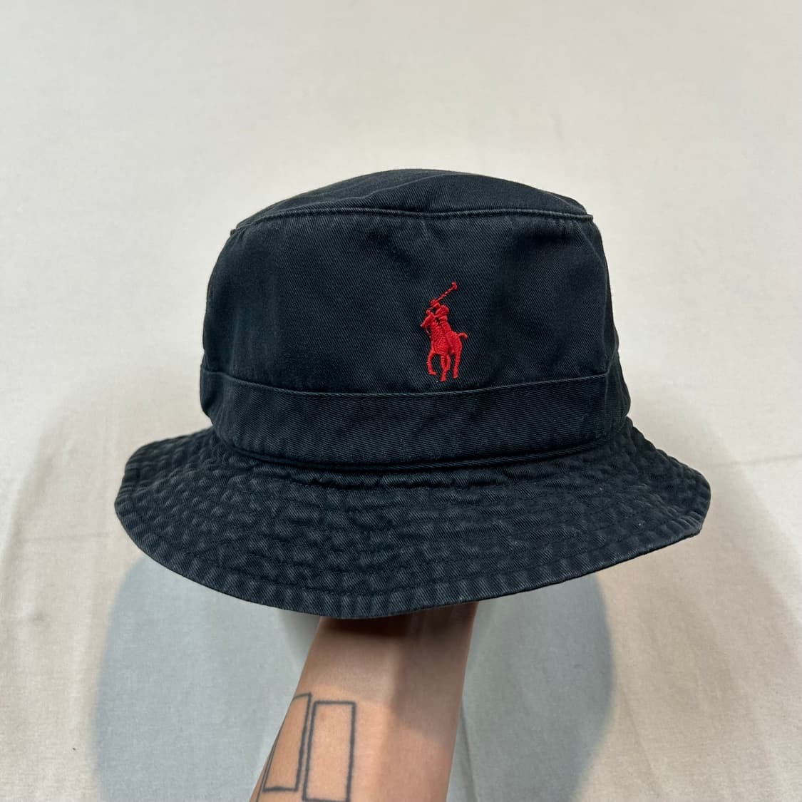 폴로 랄프로렌 트윌 코튼 버킷햇 신형 큐알탭 상품이미지1