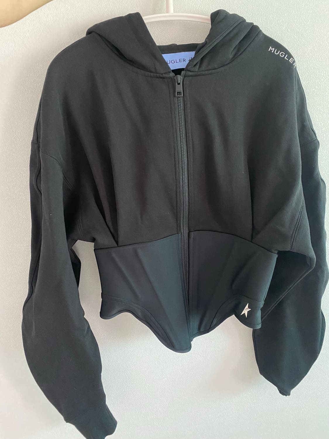 Mugler+H&M 콜라보 코르셋 후드집업(S) 상품이미지1