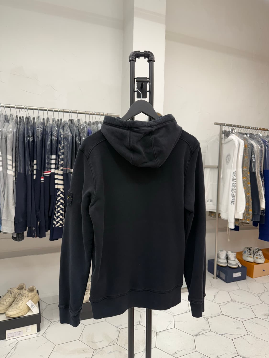 [S] 스톤아일랜드 와펜 후드티 상품이미지2