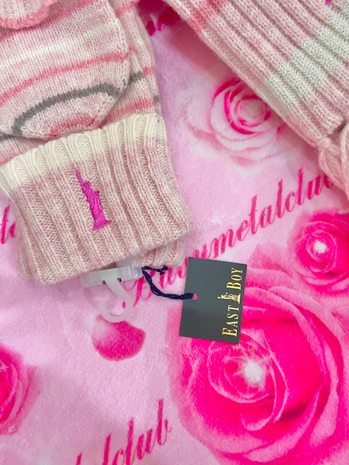 도쿄걸 셋업 이스트보이 목도리 빈티지니트 상품이미지3