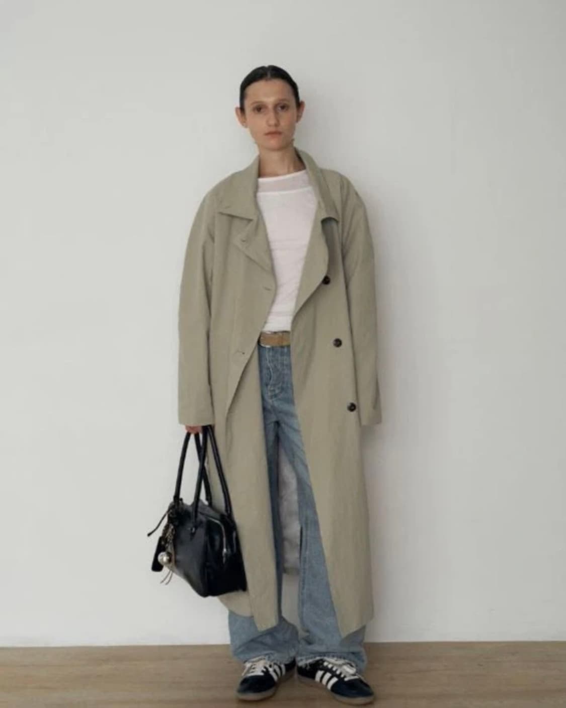 야상 롱 트렌치 가을 여성 트렌치코트 상품이미지2