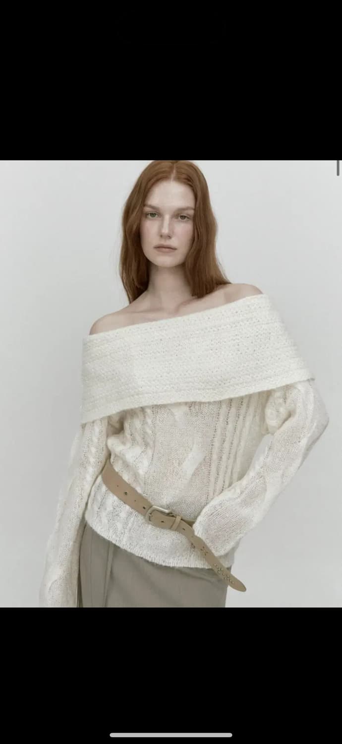 아수라 asura 오프숄더 아이보리 상품이미지1