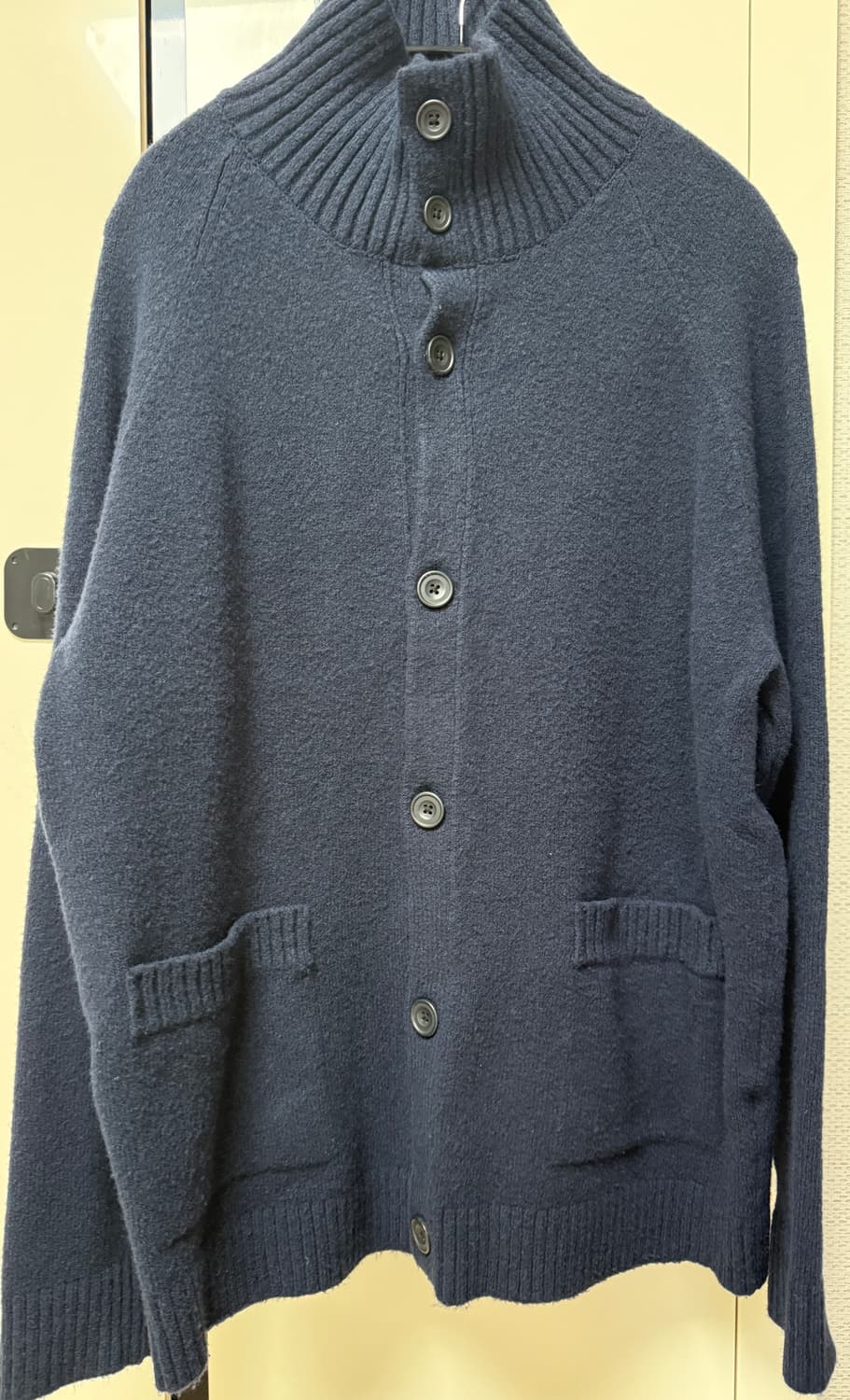 유니클로 수플레얀가디건 네이비 상품이미지1