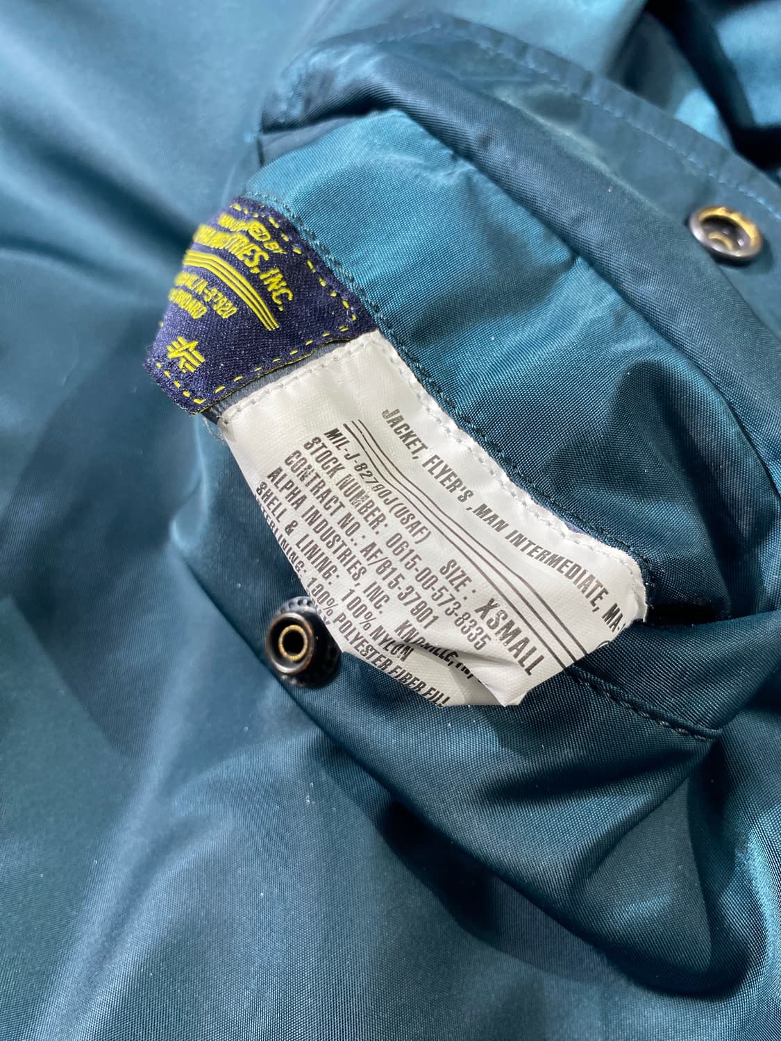 [XS] 알파인더스트리 슬림핏 리버서블 MA-1 플라이트 자켓 상품이미지8