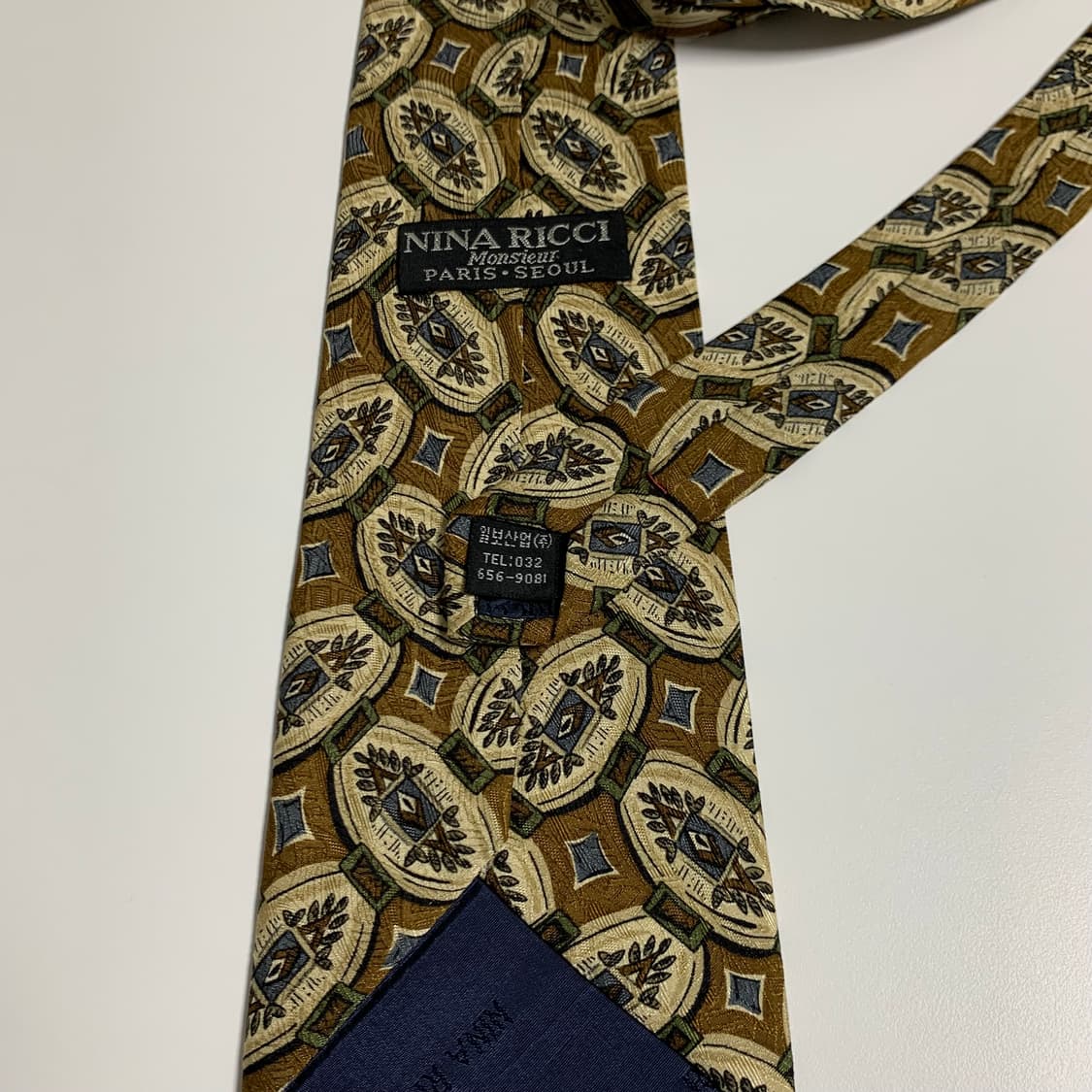 니나리치(NINA RICCI) 명품 클래식넥타이 100실크 A+등급 상품이미지7
