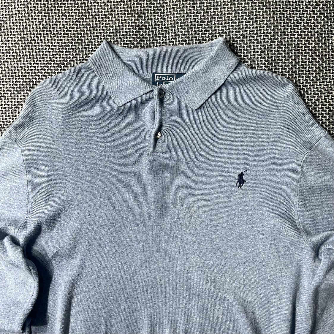 폴로 랄프로렌 카라 니트 블루그레이(OLD-7970 / 100 ) 상품이미지2