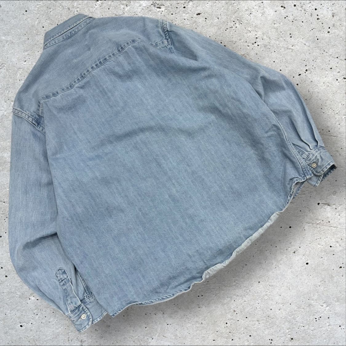 [XL] 아미 스몰 하트 데님 셔츠 청 C282 상품이미지2