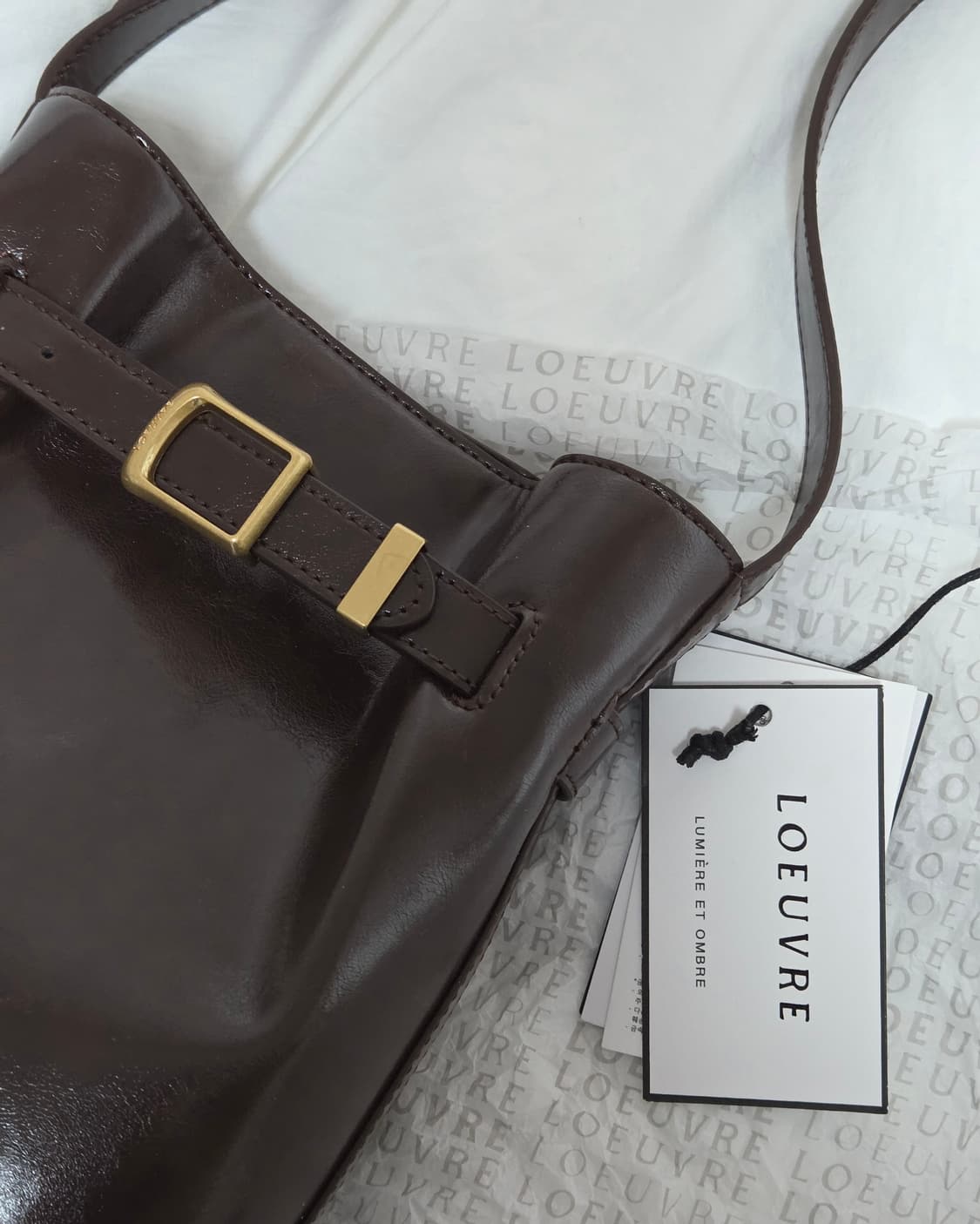 새상품) 루에브르 삭드생뛰 스몰 브라운 핫초콜릿 상품이미지9