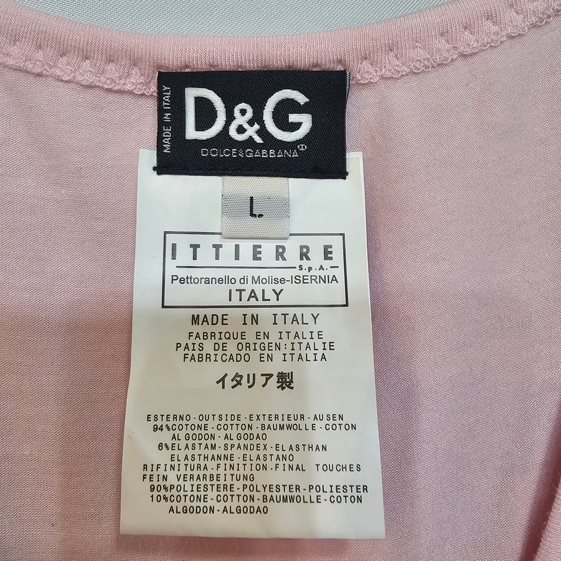 D&G 돌체앤가바나  핑크 슬리브리스 상품이미지2