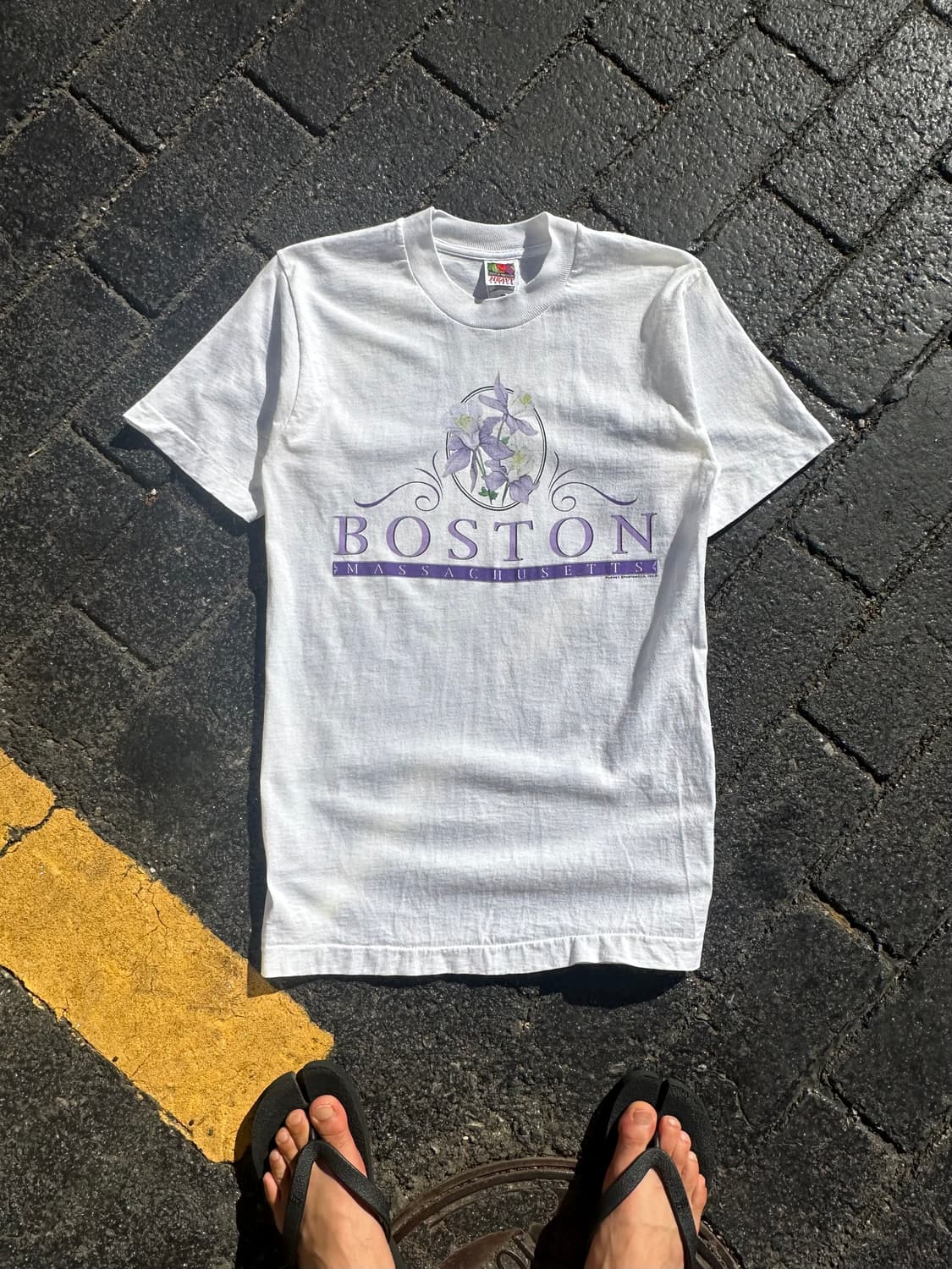 00‘s Fruit of the loom Boston single T 상품이미지2
