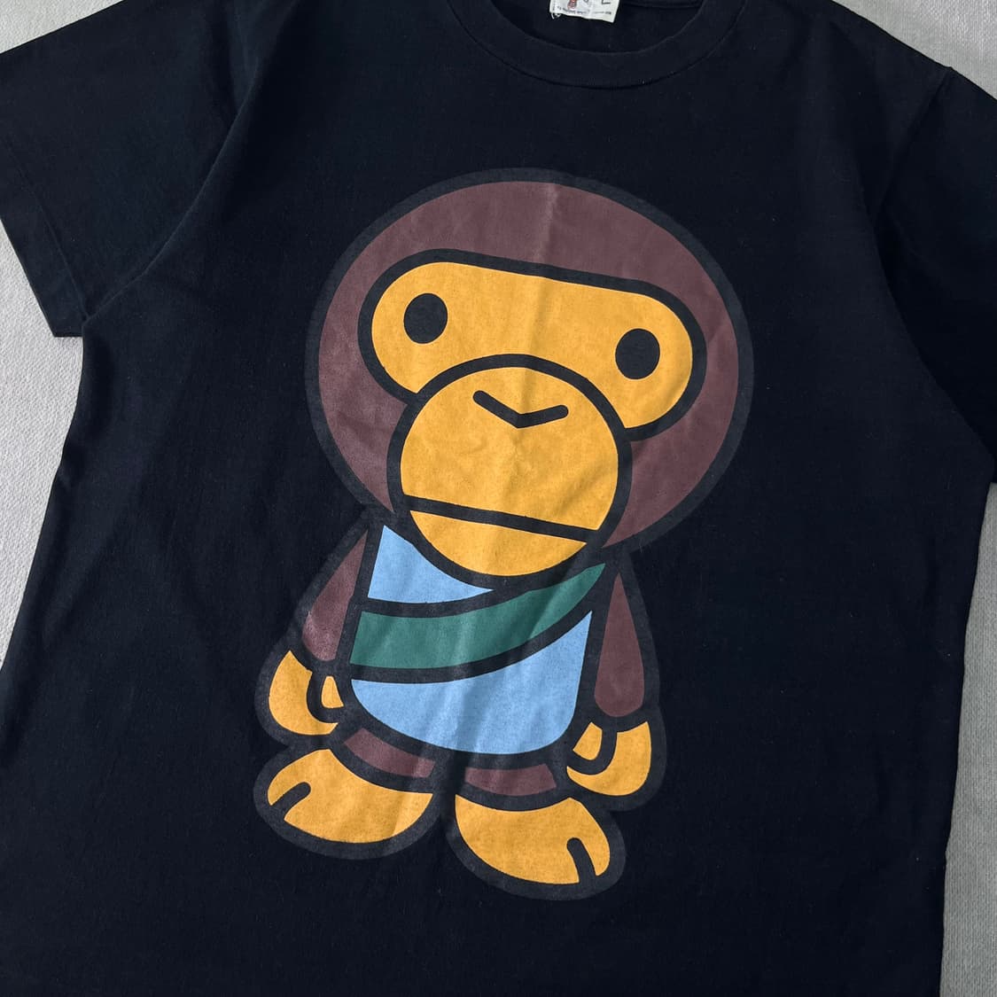 100 베이프 올드스쿨 베이비 마일로 반팔 티셔츠 상품이미지2