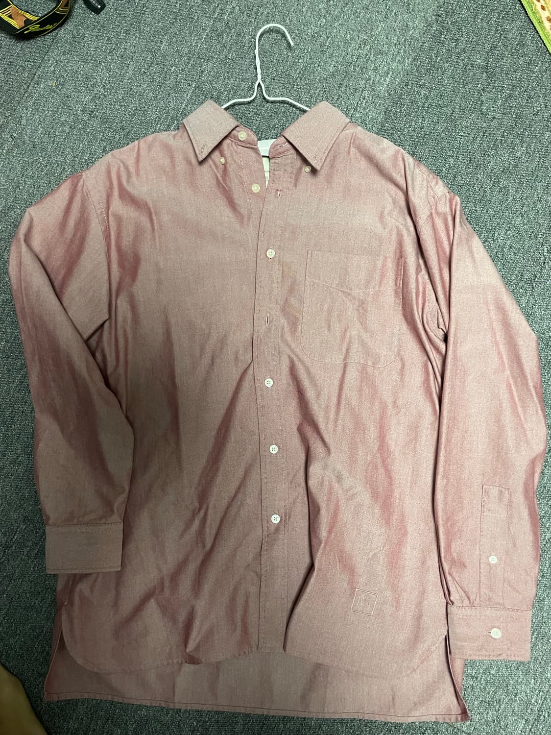 유니클로 jwa 옥스포드 오버사이즈 셔츠 L 상품이미지1