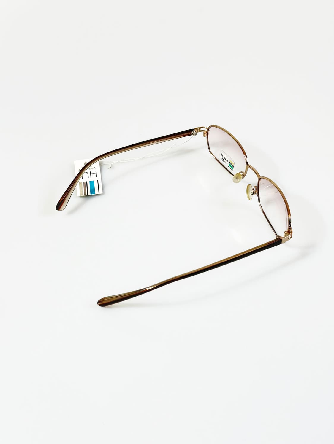 HUI 슬림 스퀘어 메탈 프레임 빈티지 안경 상품이미지4