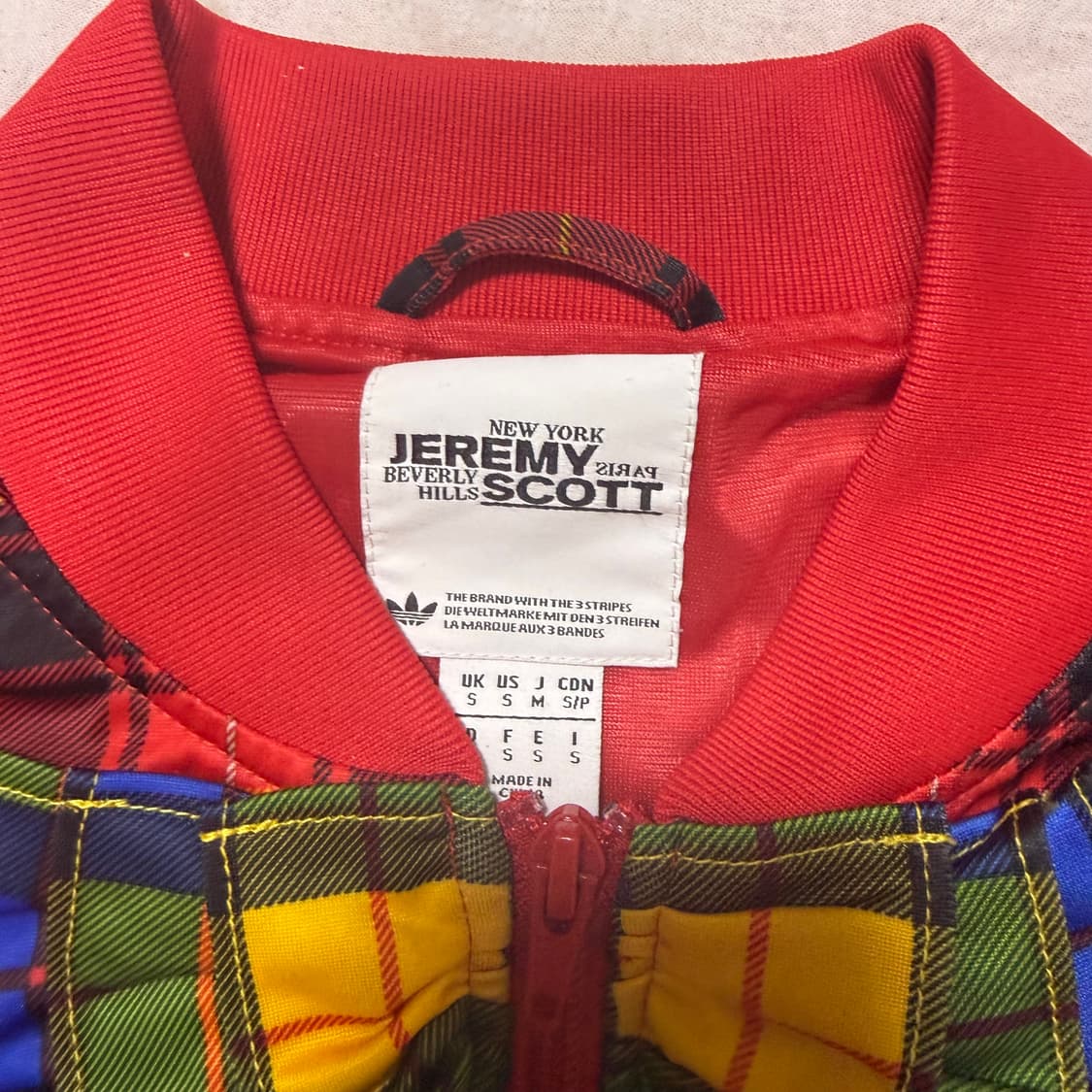 아디다스 x 제레미스캇 프릴 집업 져지 상품이미지2