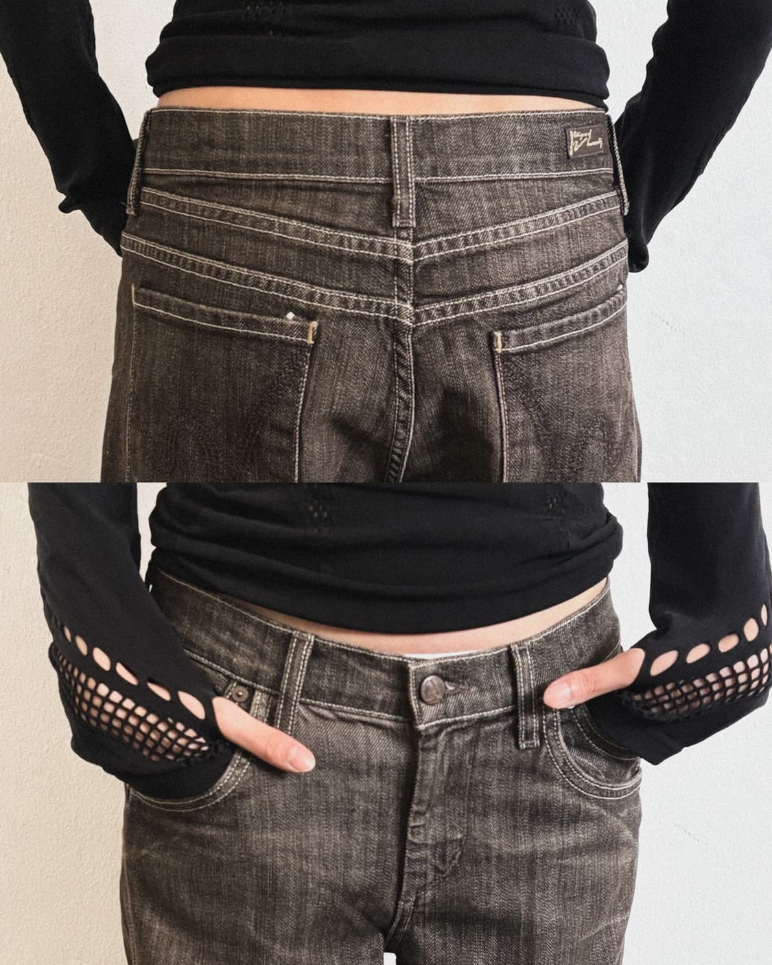 COH 슬림핏 플레어 실루엣 부츠컷 데님 상품이미지3