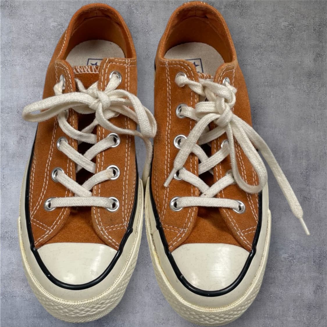 컨버스 Converse 오렌지 스웨이드 척테일러 로우 230 상품이미지1