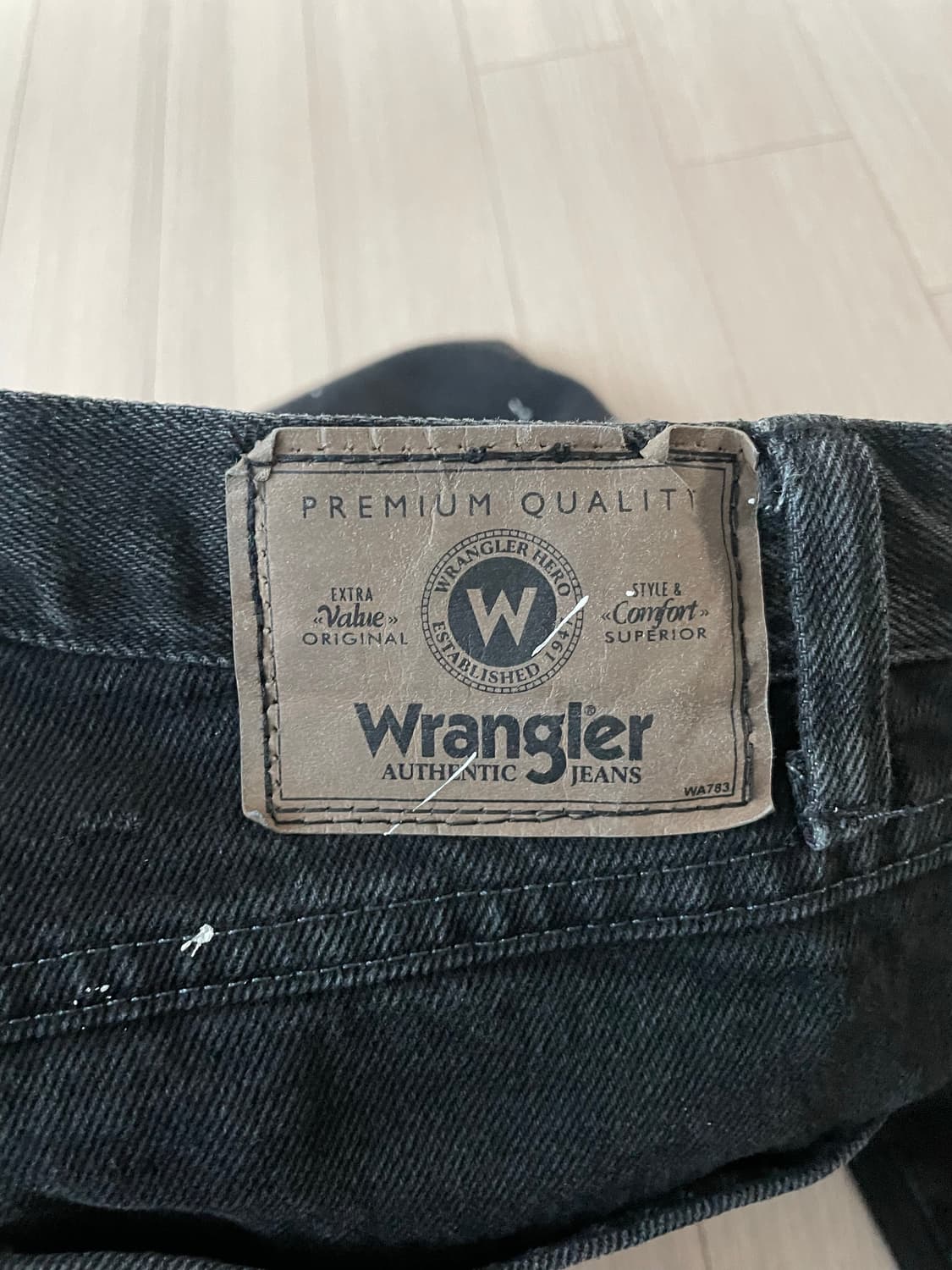 빈티지 랭글러 페인팅 커스텀팬츠 (34) 상품이미지4