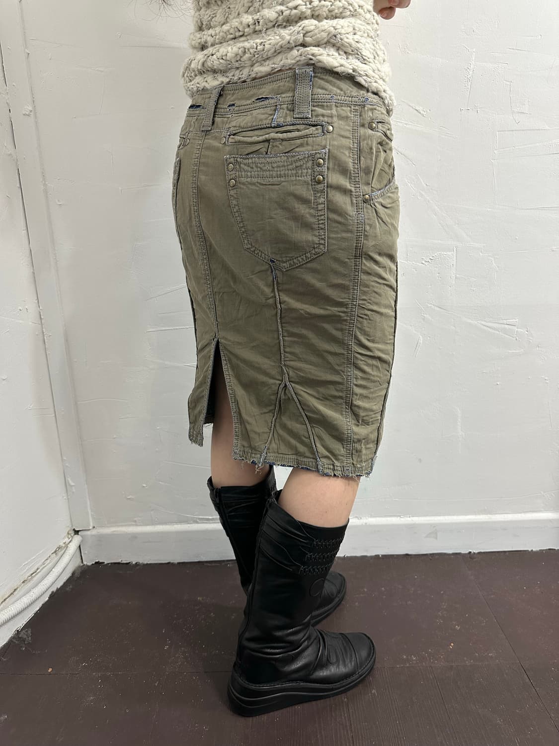 masculo grunge midi skirt 상품이미지5