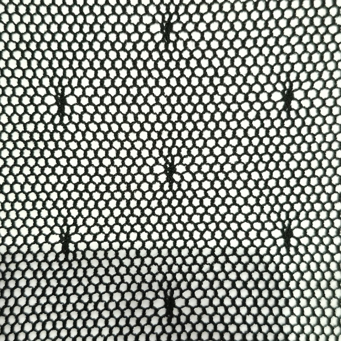 GUNZE 빅사이즈 미니 패턴 블랙 망사스타킹 상품이미지1