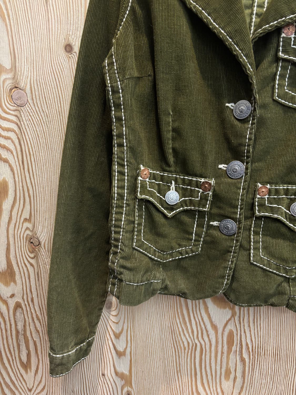 트루릴리전 코듀로이 스티치 자켓 상품이미지3