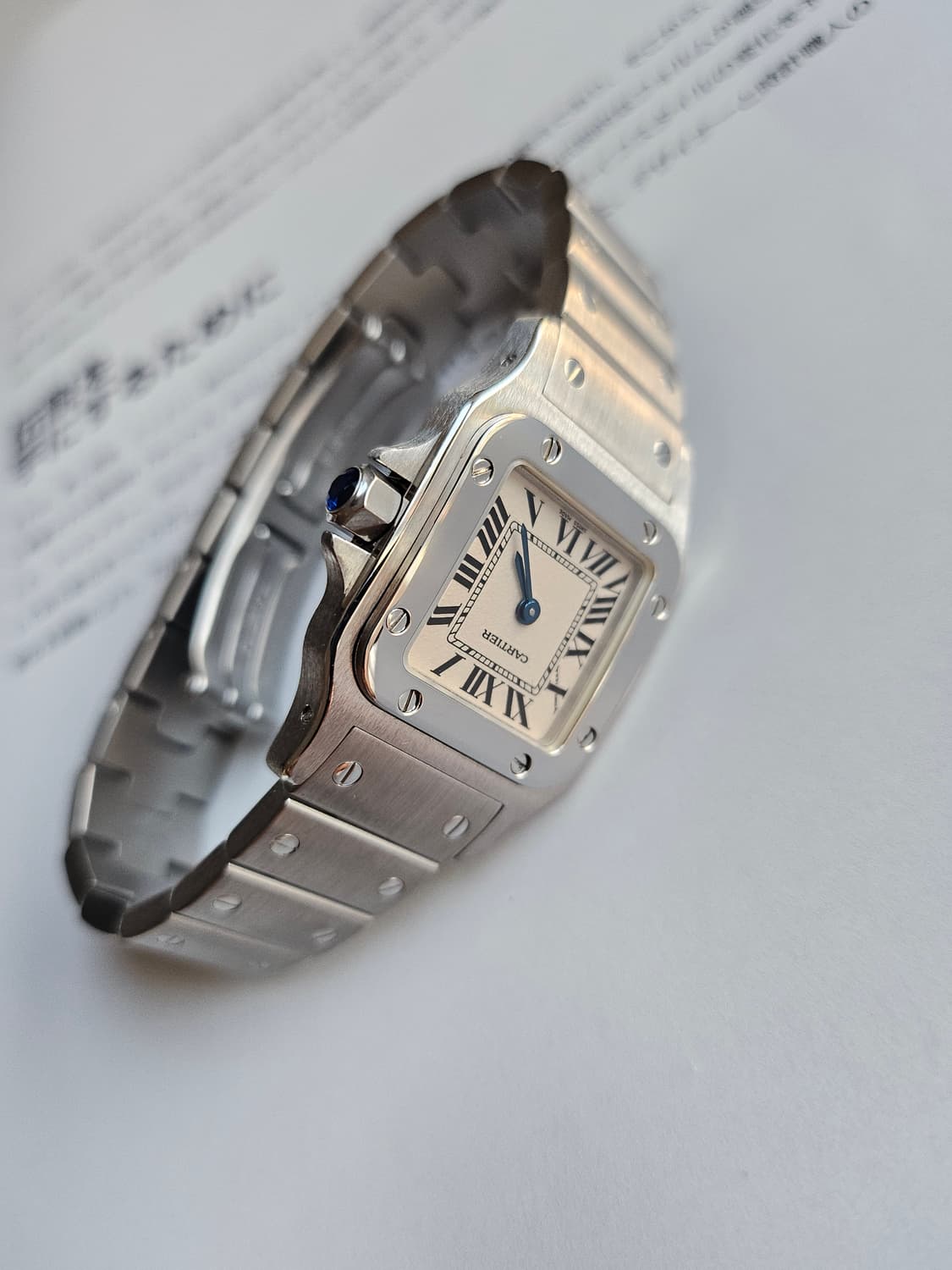 까르띠에 산토스 갈베 스틸 스몰 상품이미지3