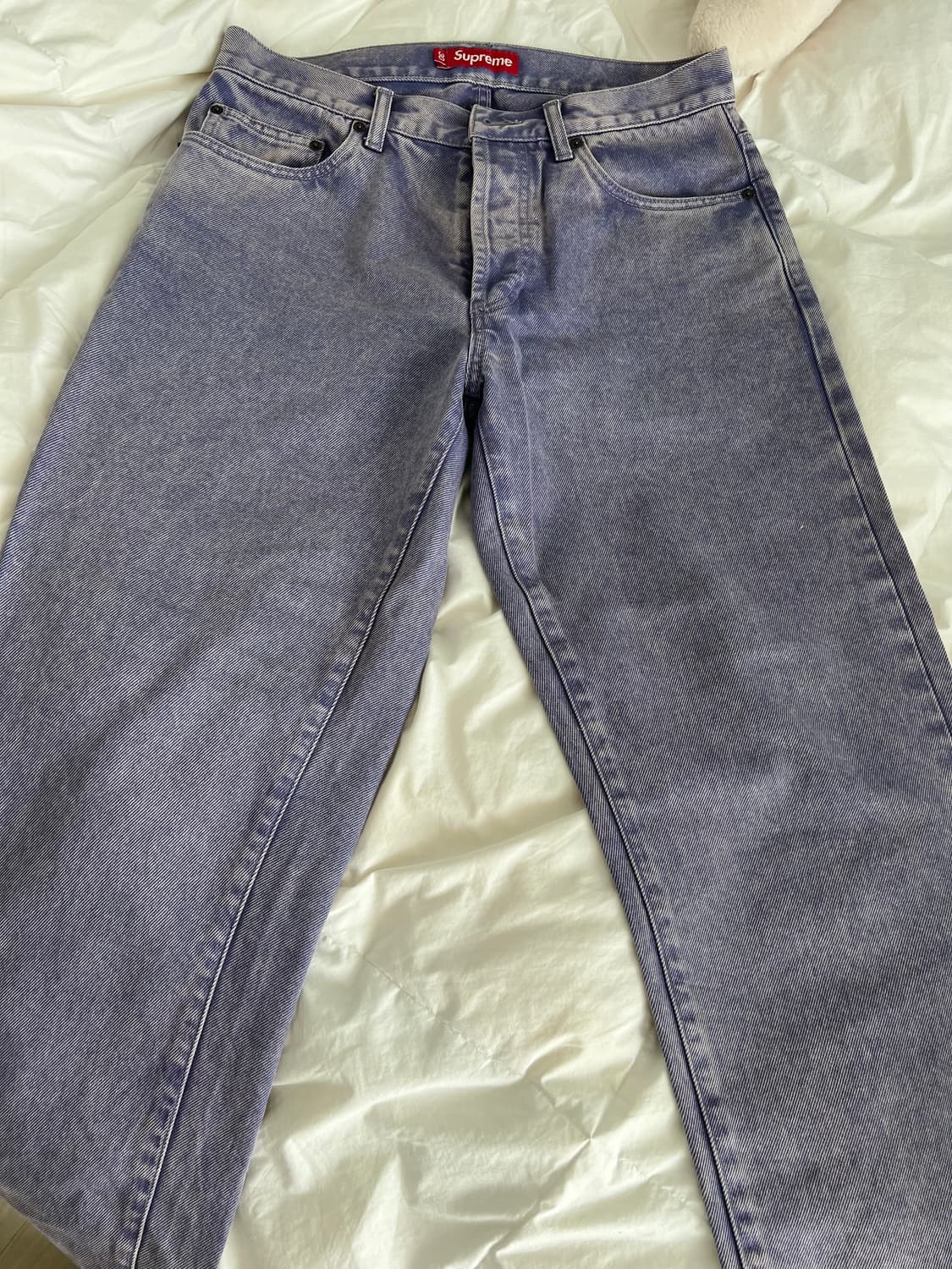 (정품)슈프림 퍼플 워싱 데님 팬츠 상품이미지1