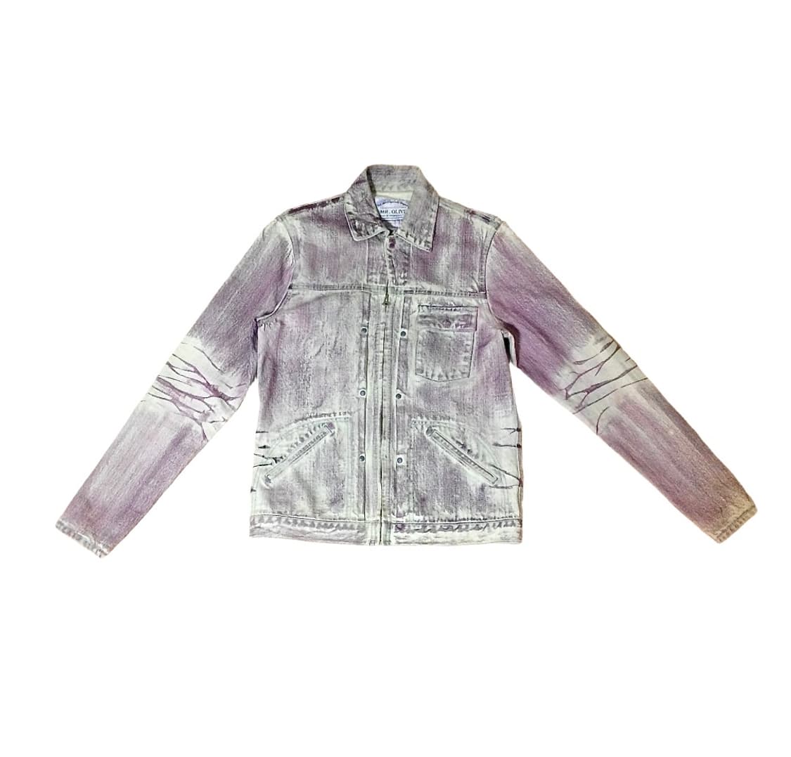 Mr.olive 퍼플 워싱 자켓 상품이미지1