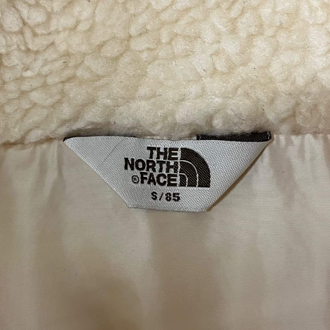 [정품/s,85] 노스페이스 뽀글이 롱 플리스 아이보리 b18 상품이미지6