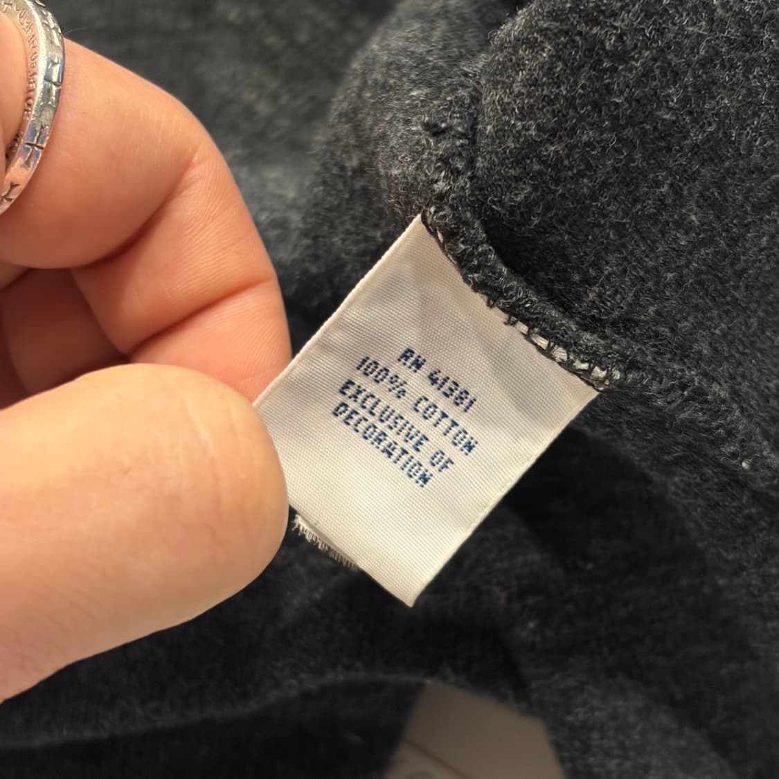 [L] 폴로 랄프로렌 하프집업 맨투맨 차콜블랙 B536 상품이미지6