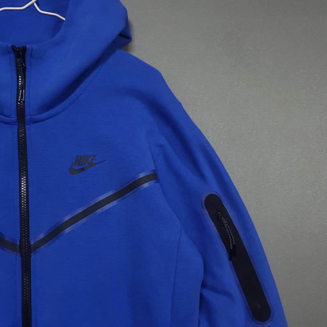 나이키 신형 NSW 로얄 블루 테크팩 플리스 윈드러너 후드집업 자켓 95 상품이미지3