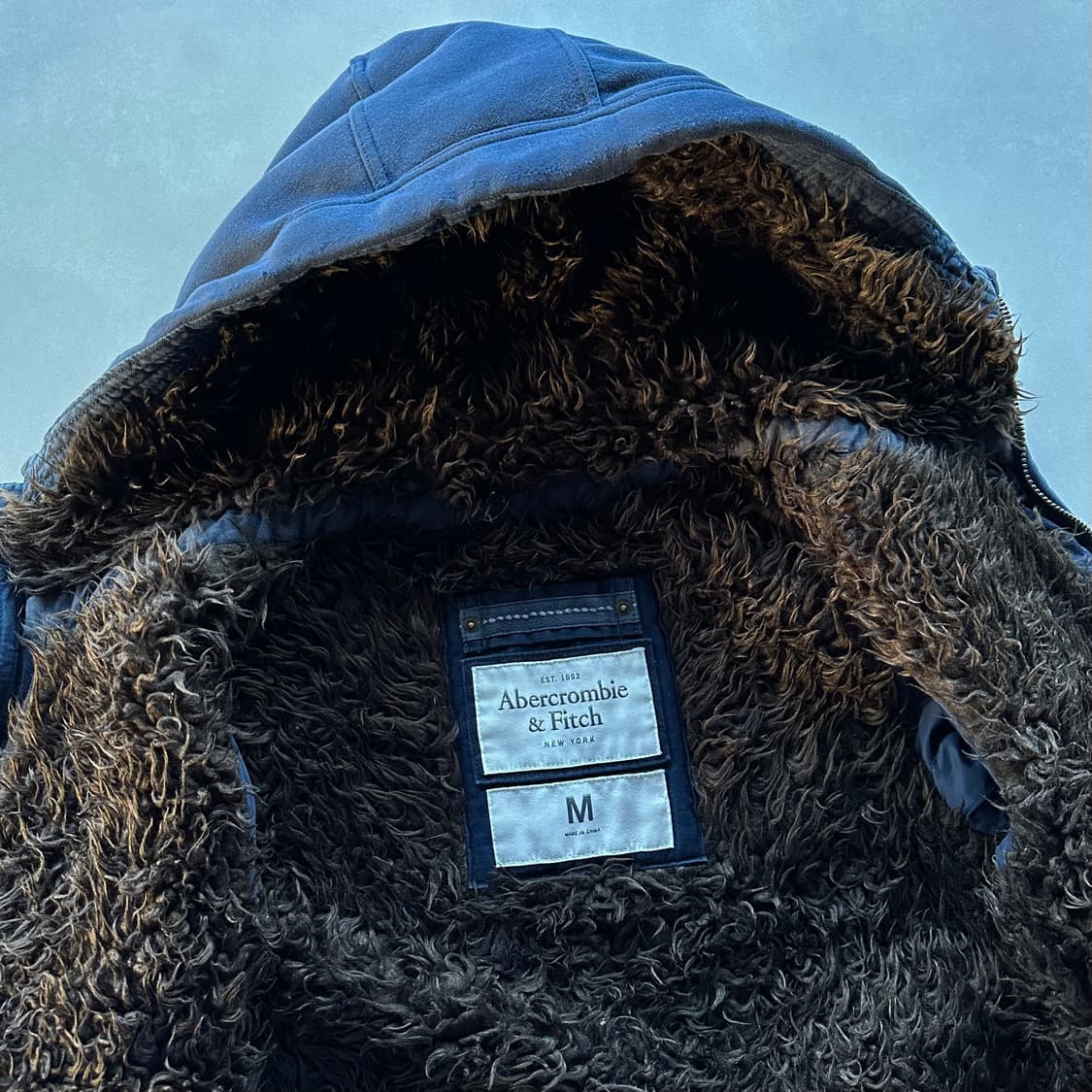 [M]아베크롬비 울프죠 네이비 후드집업 상품이미지9