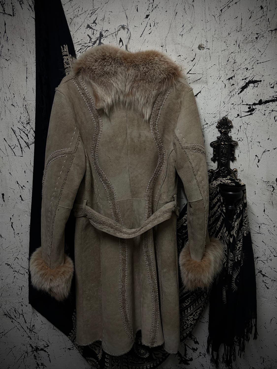 Ivory fur coat 상품이미지2