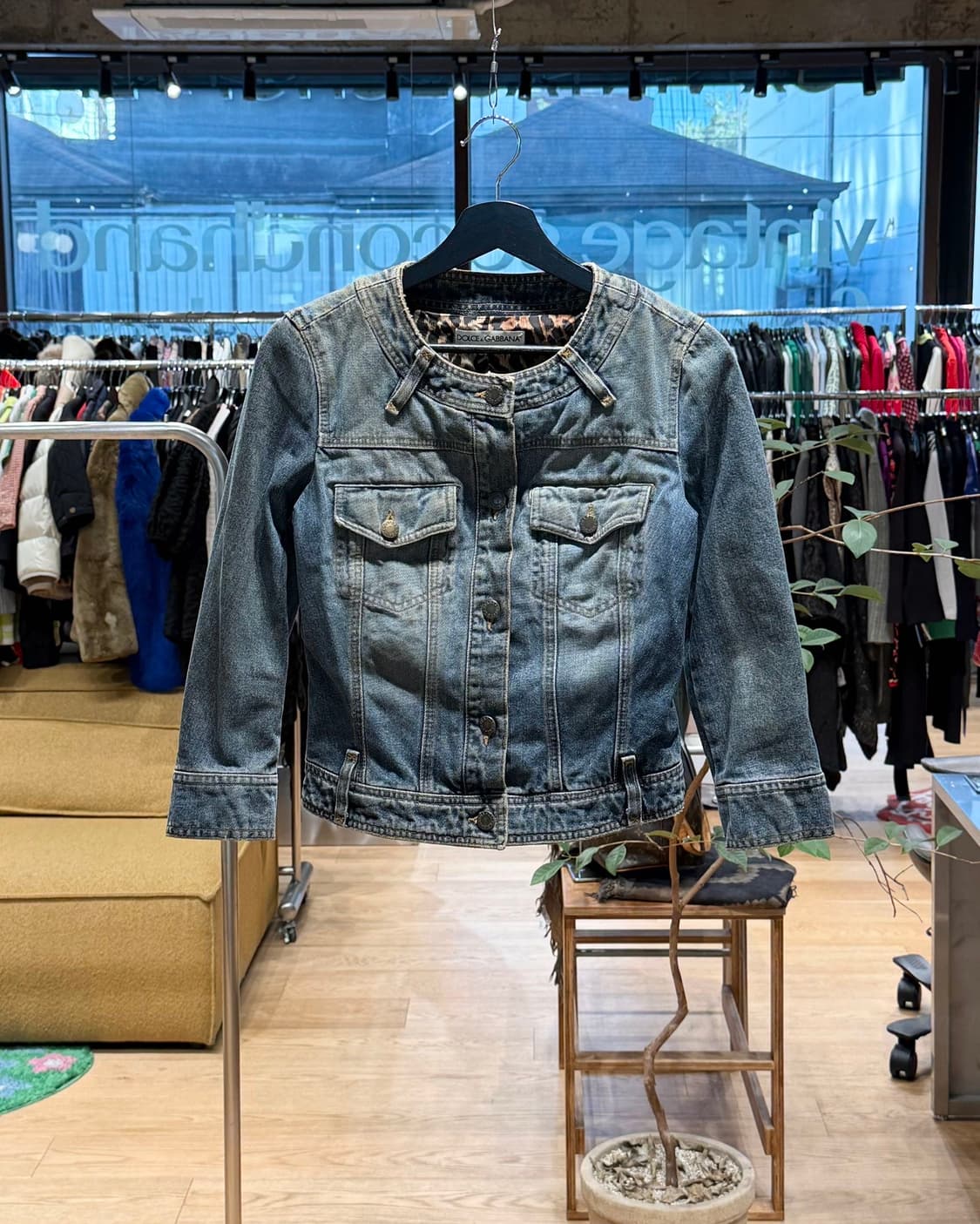 돌체앤가바나 데님 00s 크롭 자켓  상품이미지1