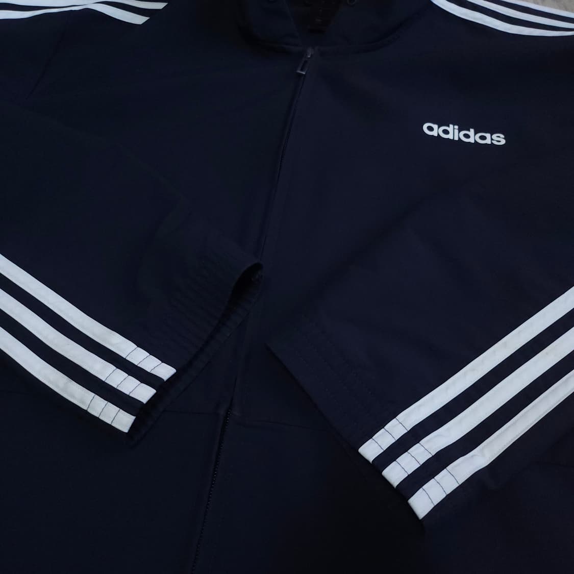 아디다스 네이비 바람막이 105-110 트레이닝 러닝 자켓 상품이미지8