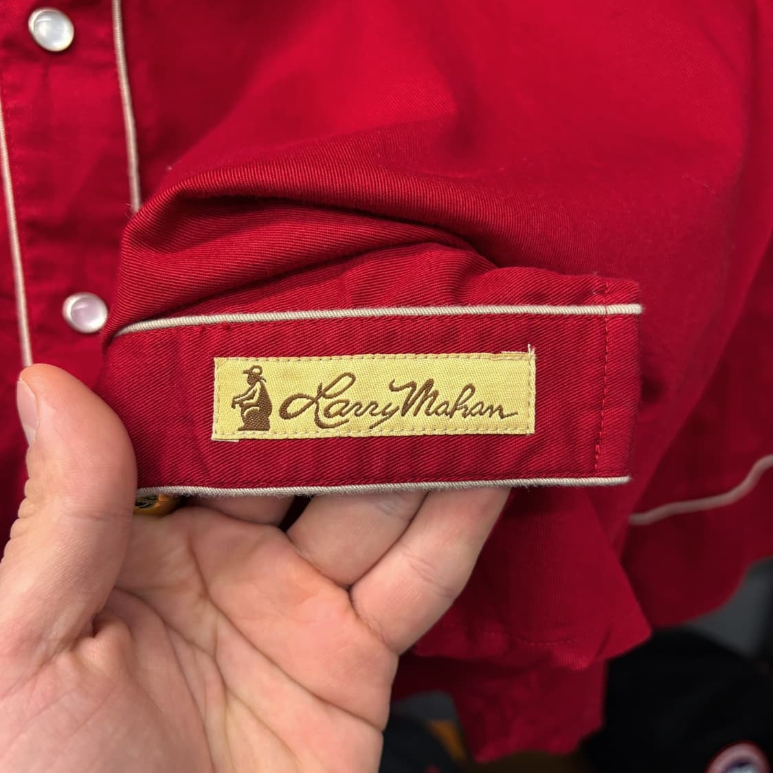 90s 래리마한 카우보이 컬렉션 파이핑 요크컷 로데오 셔츠 N575 상품이미지6