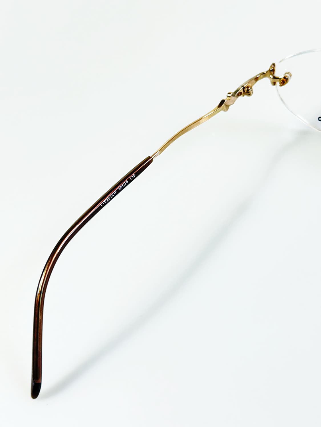 TATTOO 골드 오벌 무테 메탈 프레임 빈티지 안경 상품이미지7