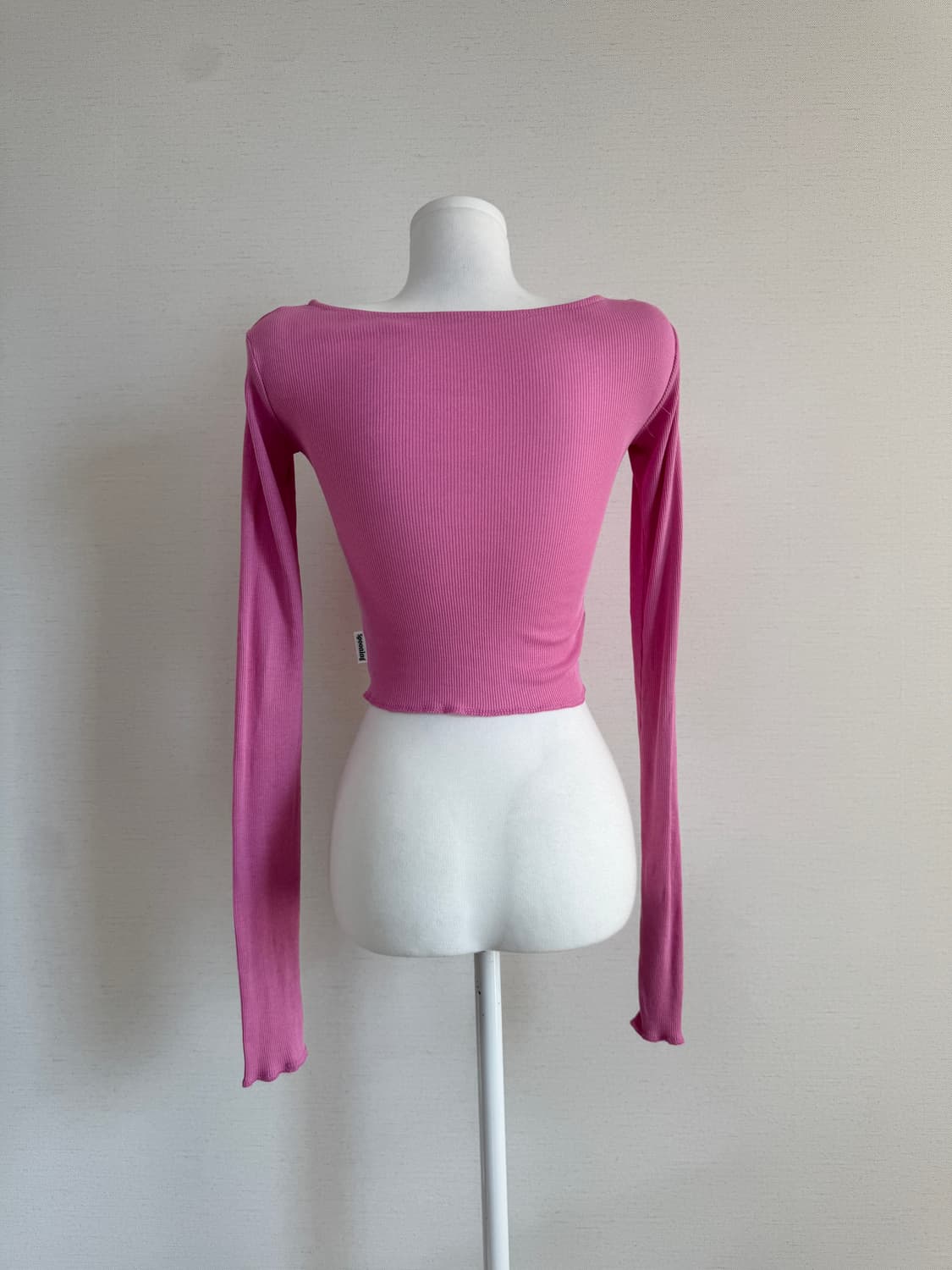 스푸닝) 크롭 버튼 가디건 상품이미지3