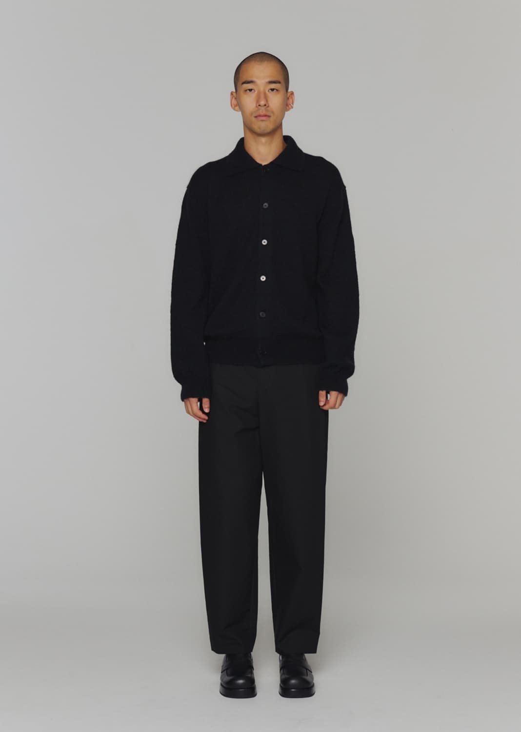 SNAP GARCONNE PANTS - BLACK 상품이미지1