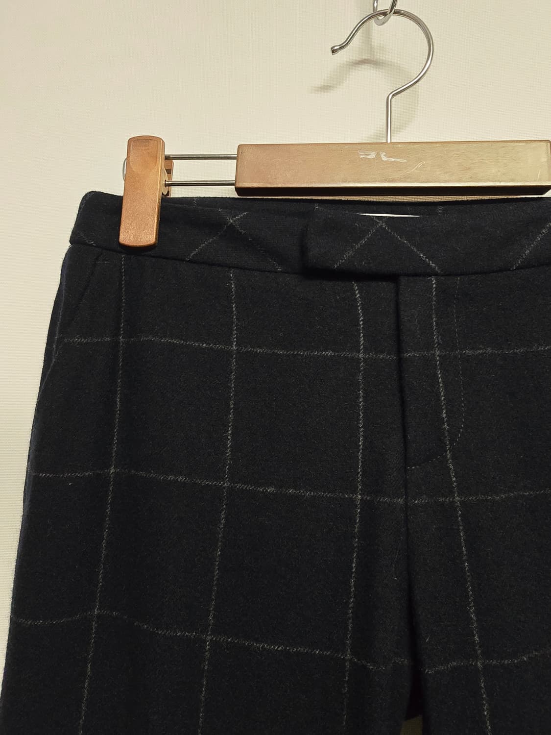 라코스테 체크 슬랙스 바지 겨울  모 상품이미지2