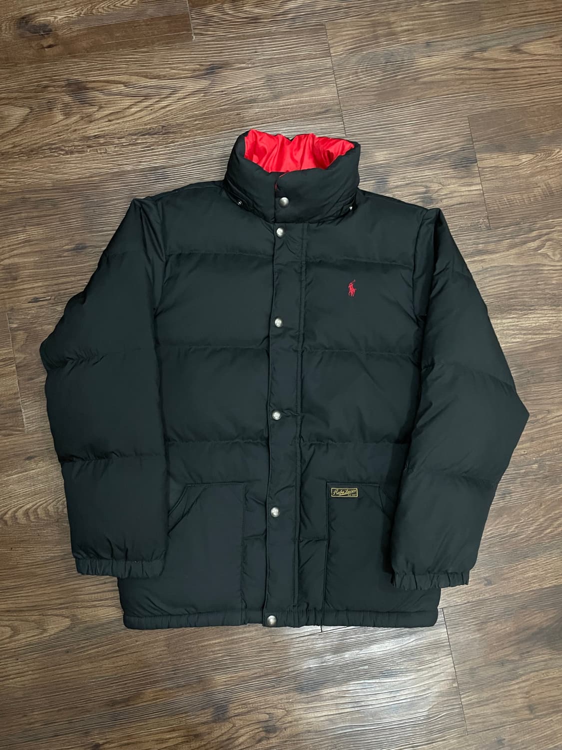 폴로 랄프로렌 덕다운 푸퍼 패딩 블랙 상품이미지1