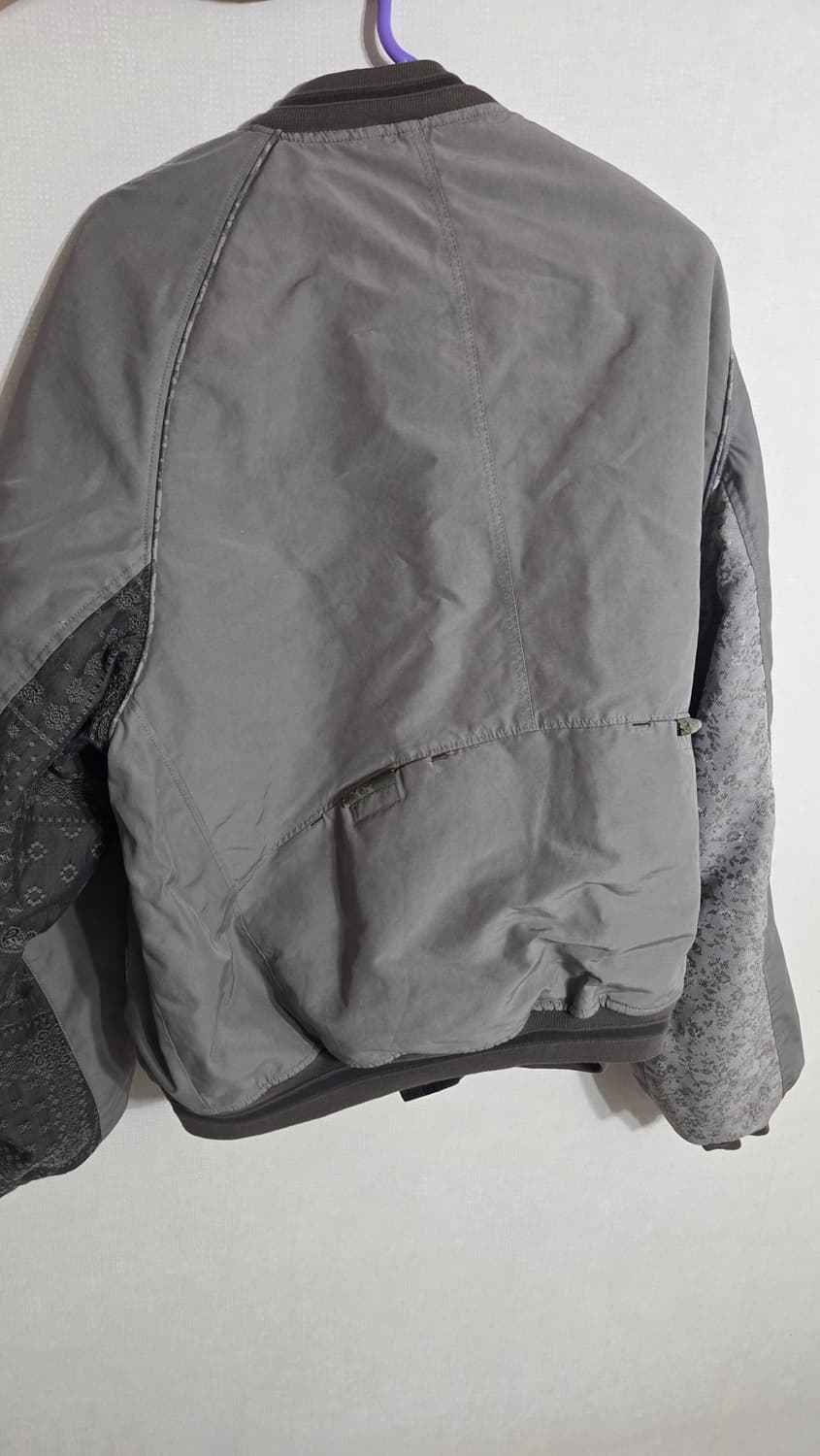 (3) 폴리테루 1011 리버시블 플로럴 수베니어 봄버 상품이미지4