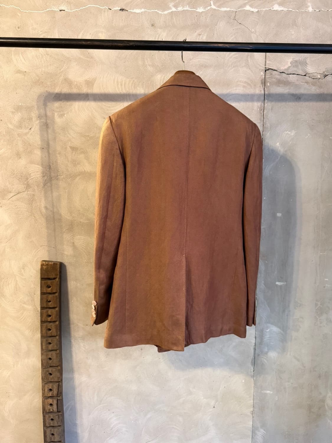 HALSTON 리넨 실크 더블 브레스티드 자켓 100~103 상품이미지6