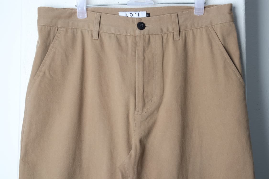 (L) 로파이 면바지 팬츠 일자핏 브라운 아메카지-P10202 상품이미지3