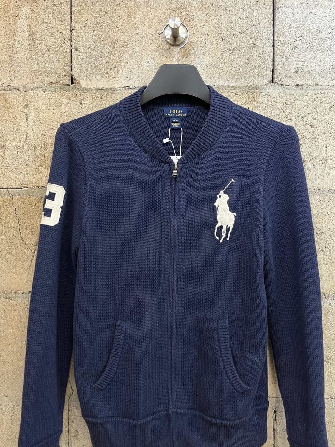 폴로 랄프 로렌 빅 포니 니트 집업 상품이미지2