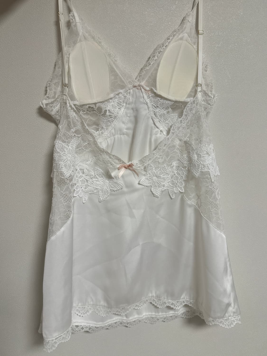 화이트 레이스 슬립 원피스 상품이미지3