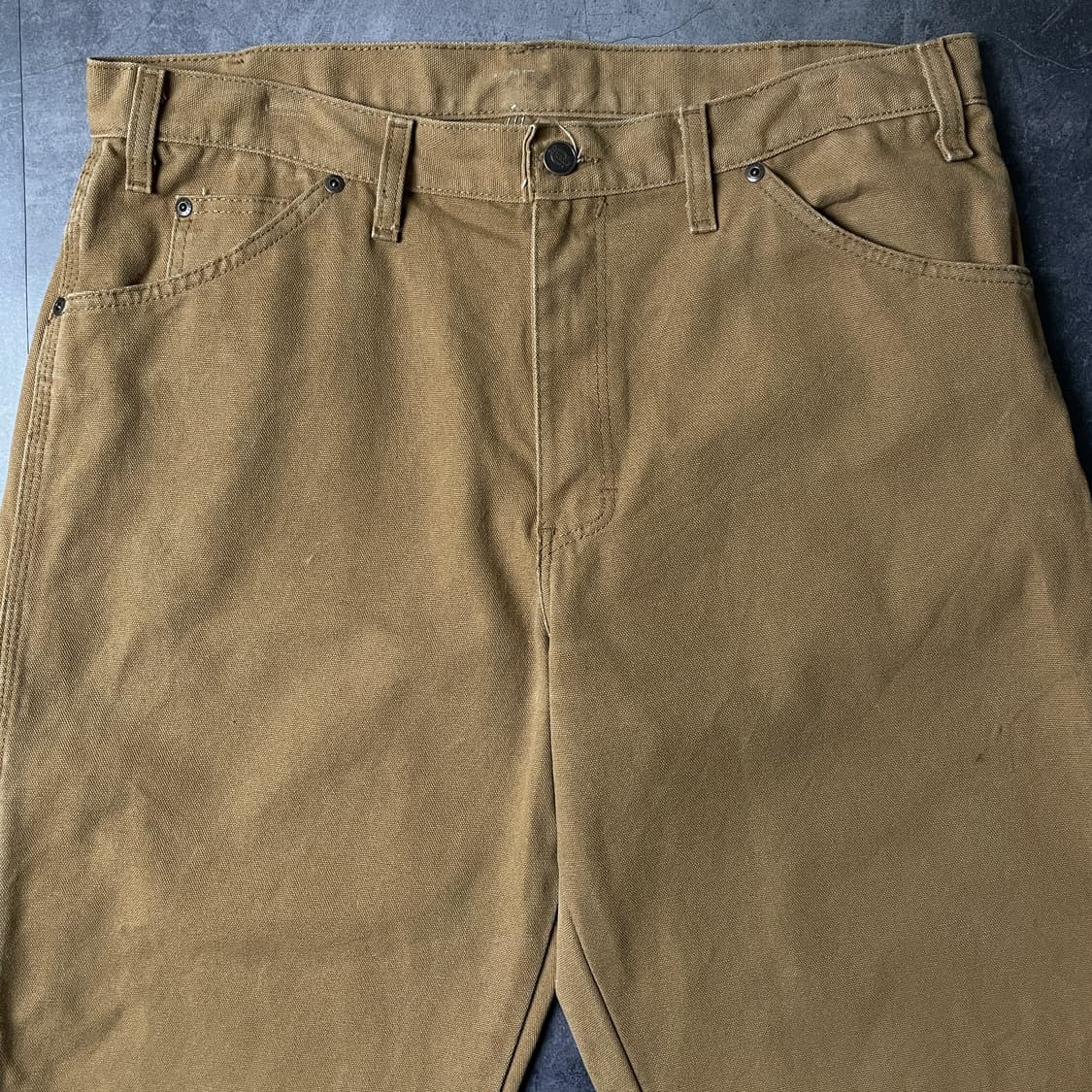 DICKIES 디키즈 빈티지 카멜 카펜터 워크 팬츠 A00865 상품이미지2