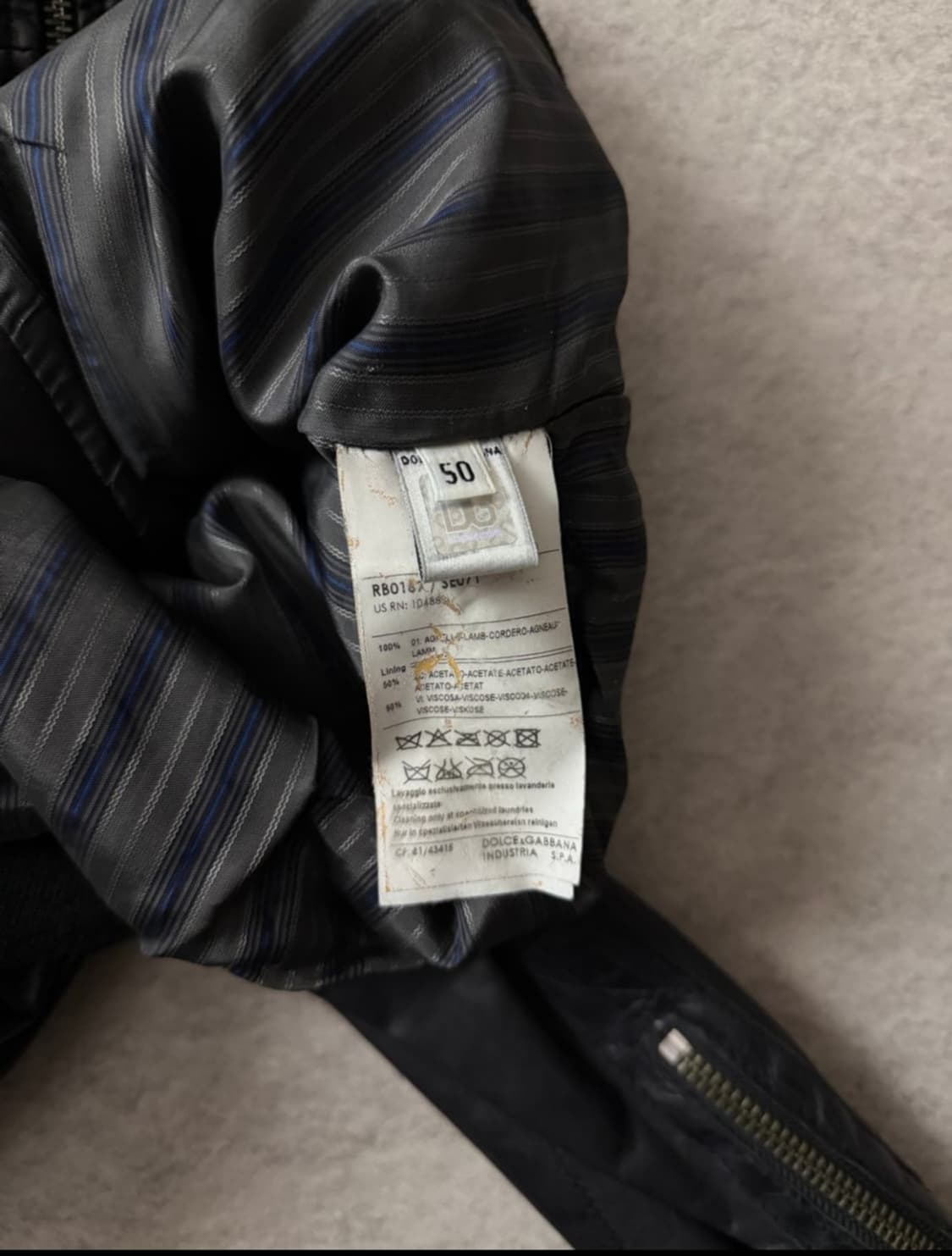 D&G 돌체앤가바나 램스킨 자켓 상품이미지10