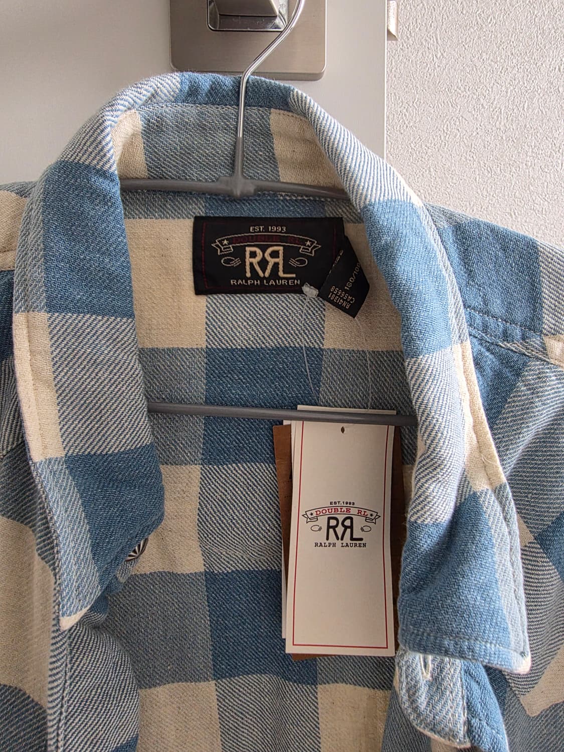 RRL 버팔로 웨스턴 플래드 콘초 셔츠[L] 상품이미지3